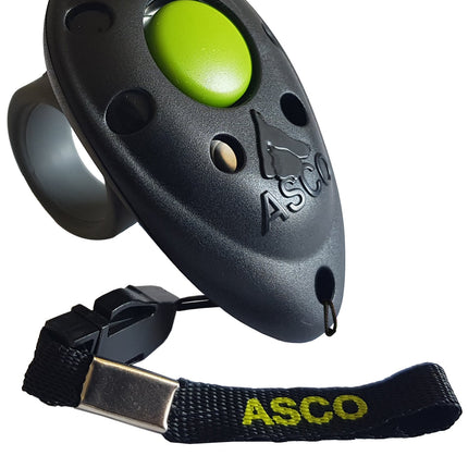 ASCO Finger Clicker – Clickertraining Premium Klicker für Hunde, Katzen, Pferde