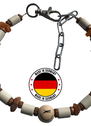 EM Keramik Kette Amberwood für Hunde