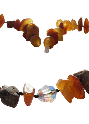 Dog amber necklace Swari