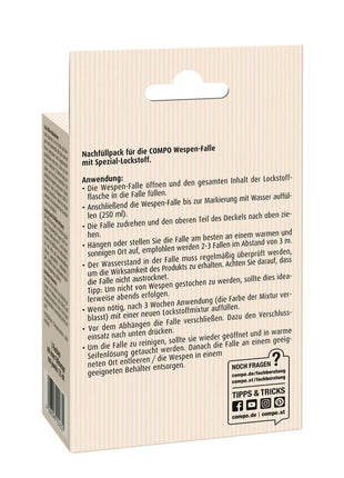 COMPO Wespen-Falle Nachfüllpack