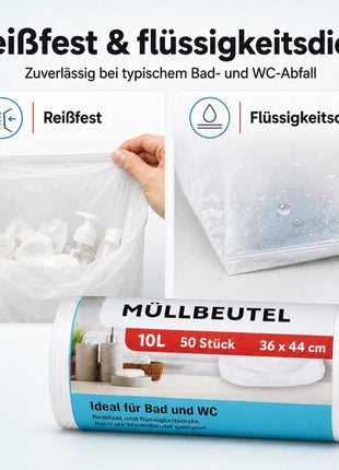 Müllbeutel 10L – 50 Stück