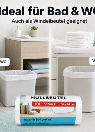 Müllbeutel 10L – 50 Stück