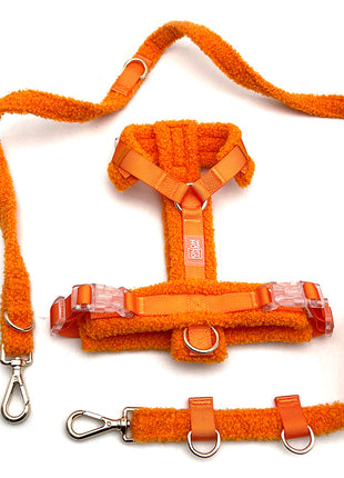 Hundegeschirr-Set Teddy Orange