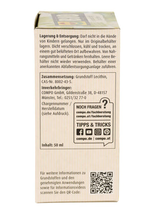 COMPO BIO Grundstoff Lecithin fördert die Pilzabwehr