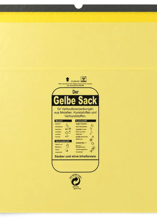 Gelbe Säcke auf Rolle(n)