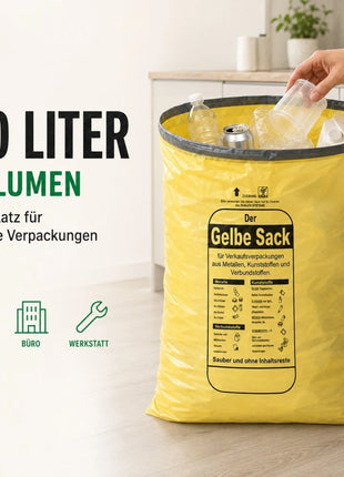 Gelbe Säcke auf Rolle(n)