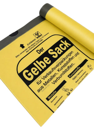 Gelbe Säcke auf Rolle(n)