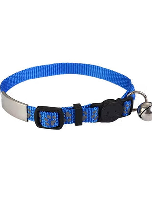 Katzenhalsband mit Name und Telefonnummer graviert