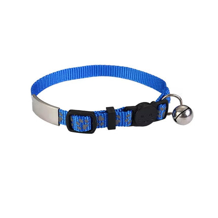 Katzenhalsband mit Name und Telefonnummer graviert