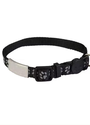 Katzenhalsband mit Name und Telefonnummer graviert