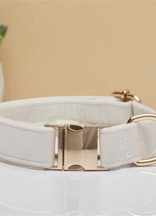 Personalisiertes Samt Hundehalsband "Emilia" mit Gravur – Verstellbar & Elegant