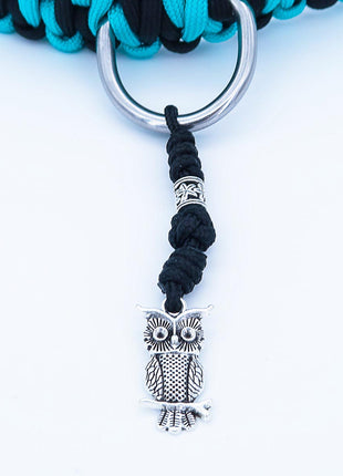 Paracord Hundhalsband "Auron" mit Gravur von Name und Telefon auf der Schnalle, drei verschiedene Größen