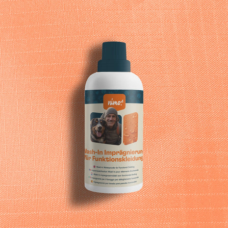 Wash-in waterproofing for functional clothing