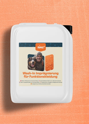 Wash-in waterproofing for functional clothing