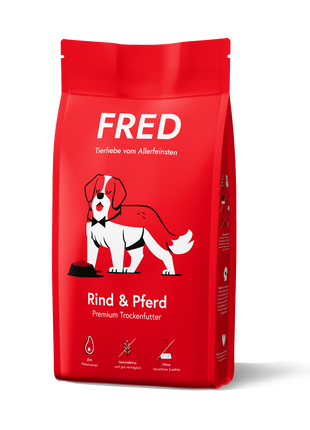 Premium Trockenfutter Rind & Pferd