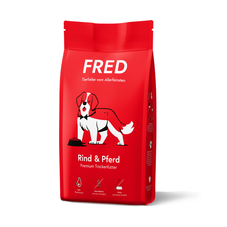 Premium Trockenfutter Rind & Pferd