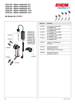EHEIM reeflex UV 1500