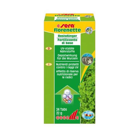 sera florenette Pflanzendünger-Tabs, 24 Stück