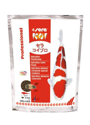 sera Koi Professional Spirulina Farbfutter, 2,2 kg