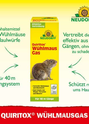 Neudorff Quiritox Wühlmaus­Gas 2 Stk. Faltschachtel