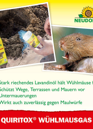 Neudorff Quiritox Wühlmaus­Gas 2 Stk. Faltschachtel
