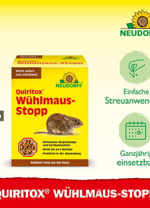 Neudorff Quiritox Wühlmaus-Stopp 200 g