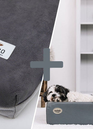 Orthopädisch-Plus Bundle | KUDDE Hundebett + Mumin Einlage Alltid