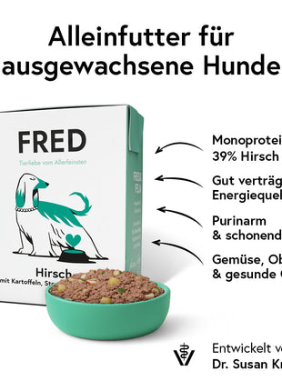 Hirsch mit Kartoffeln & Steckrüben