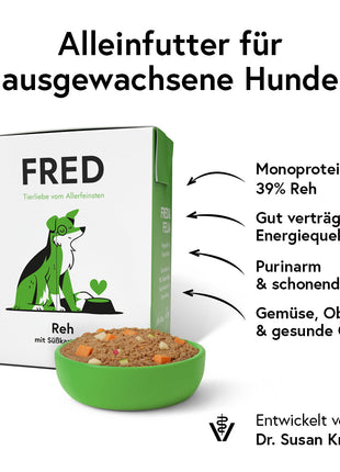 Reh mit Süßkartoffeln