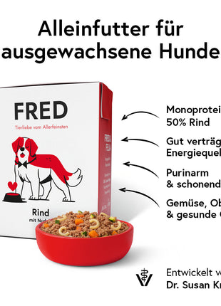 Rind mit Nudeln
