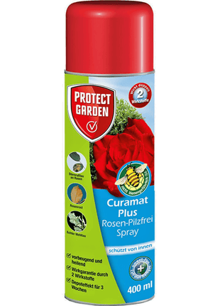 2 x Protect Garden Rosen-Pilzfrei Spray Curamat Plus 400 ml Rosenschutz