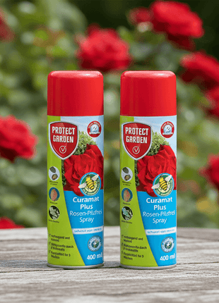 2 x Protect Garden Rosen-Pilzfrei Spray Curamat Plus 400 ml Rosenschutz