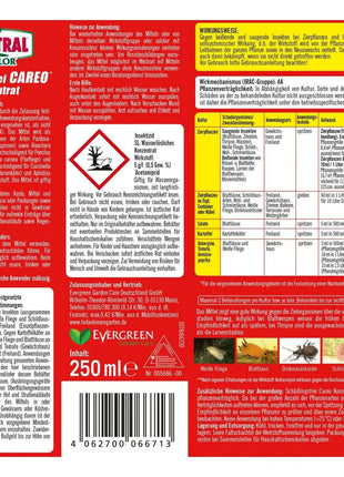 Celaflor Schädlingsfrei Careo Konzentrat 250ml Blattläuse Buchsbaumzünsler