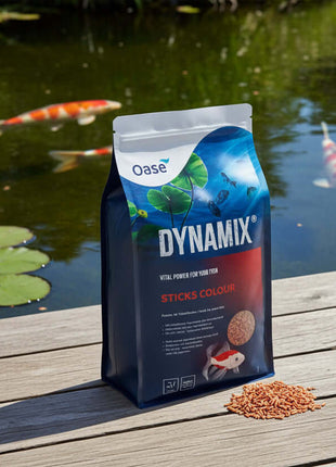 OASE Dynamix Sticks Colour Teichfutter, 20 l