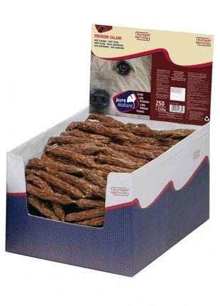 ebi 250 Party Salami - 7Sorten Endloswürstchen, 90 % Fleisch für Hunde Leckerlis