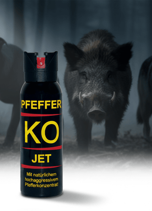 BALLISTOL Pfeffer-KO JET  Tierabwehr Pfefferspray 100 ml Sprühweite bis zu 5 m