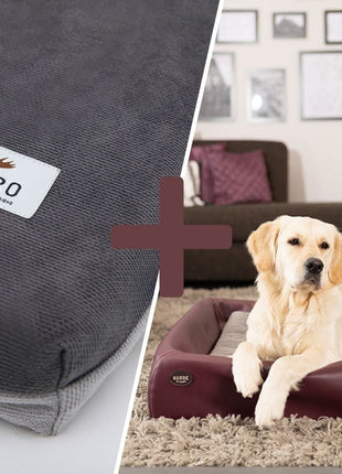 Orthopädisch-Plus Bundle | KUDDE Hundebett + Mumin Einlage Alltid