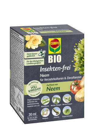 COMPO Insekten-frei Neem gegen Saugende, Beißende & blattminierende Insekten