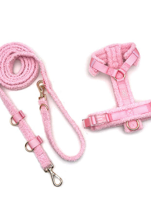 Hundegeschirr-Set Teddy Rosa