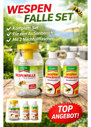 Dr. Stähler Wespenfalle plus 2 Nachfüller