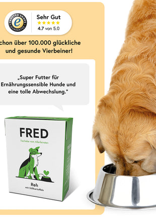 Reh mit Süßkartoffeln