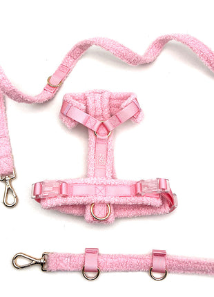 Hundegeschirr-Set Teddy Rosa