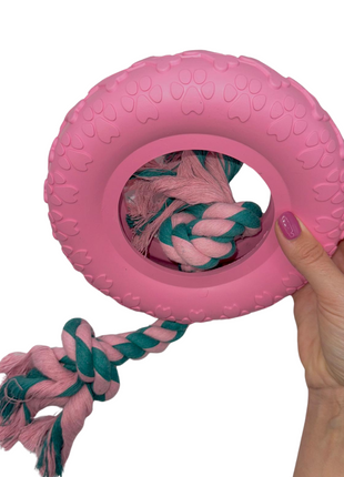 Riolino PowerRing – Befüllbarer Kau-Reifen aus Naturkautschuk