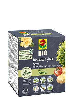 COMPO Insekten-frei Neem gegen Saugende, Beißende & blattminierende Insekten