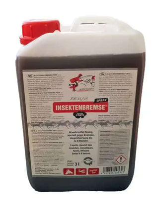 Schopf Riders Insektenbremse Forte: Hochwirksamer Langzeitschutz gegen Bremsen, Fliegen, Mücken und Zecken, Parfümiert, 3000 ml für Pferde Pferdegeschützt (80 characters)