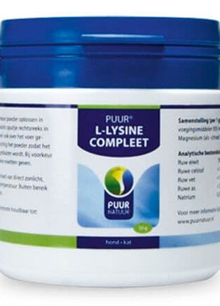 Puur Natuur Naturreiner L-Lysin-Hund Und -Katze