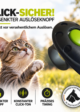 Finger Clicker für Hunde & Katzen mit abnehmbarem Fingerring | ASCO