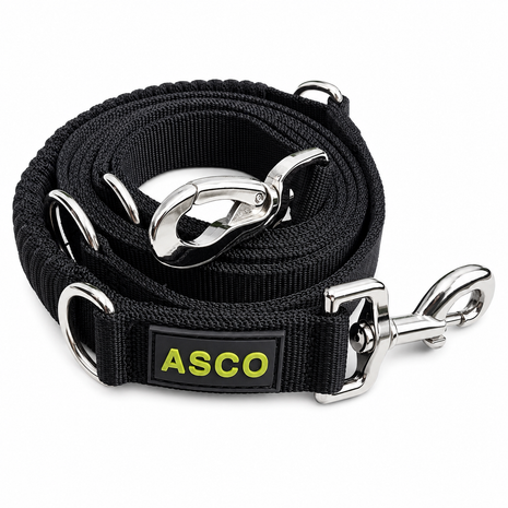 ASCO Hundeleine mit Ruckdämpfer 100-200 cm