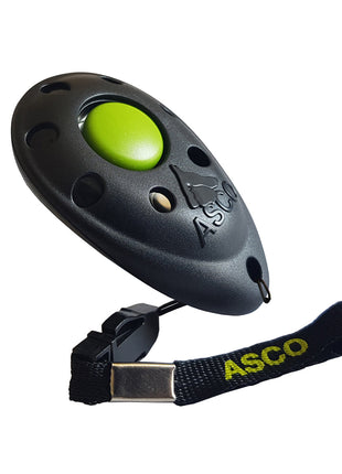 ASCO Premium Clicker – Clickertraining Profi Klicker für Hunde, Katzen, Pferde