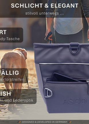 ASCO Leckerlitasche für Hunde mit Einhand-Schnappverschluss